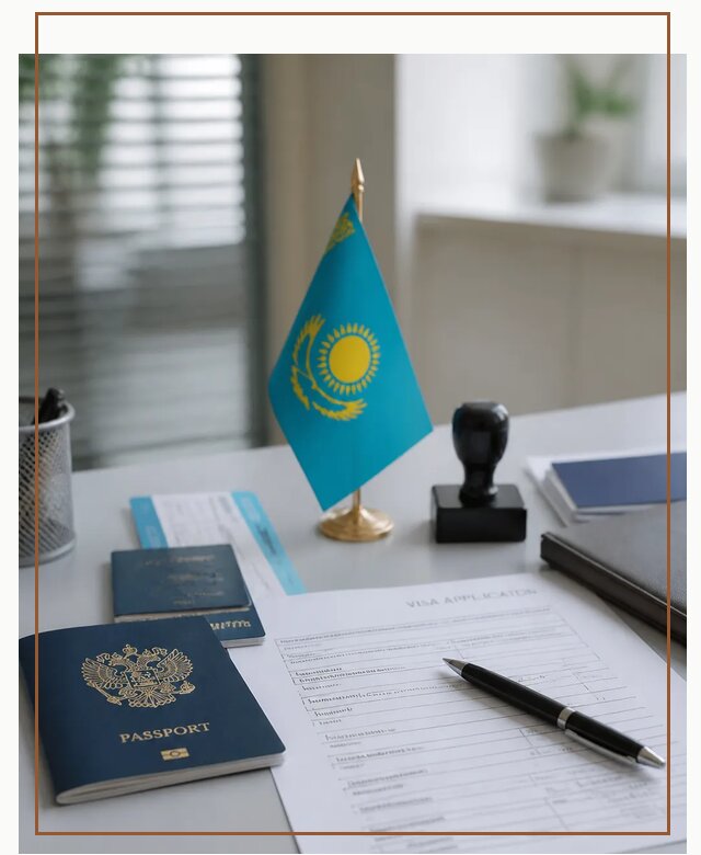 Оформление визы в Казахстан для поездки и работы в Старом Осколе