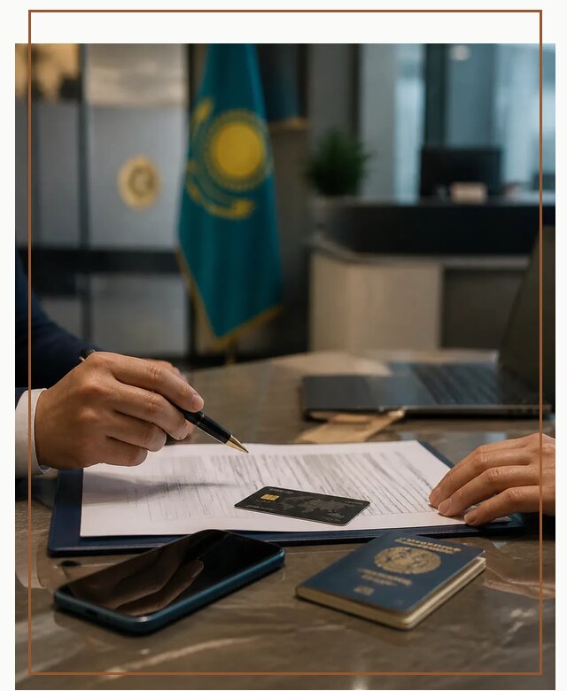 Открытие счета и банковской карты в Казахстане в Старом Осколе